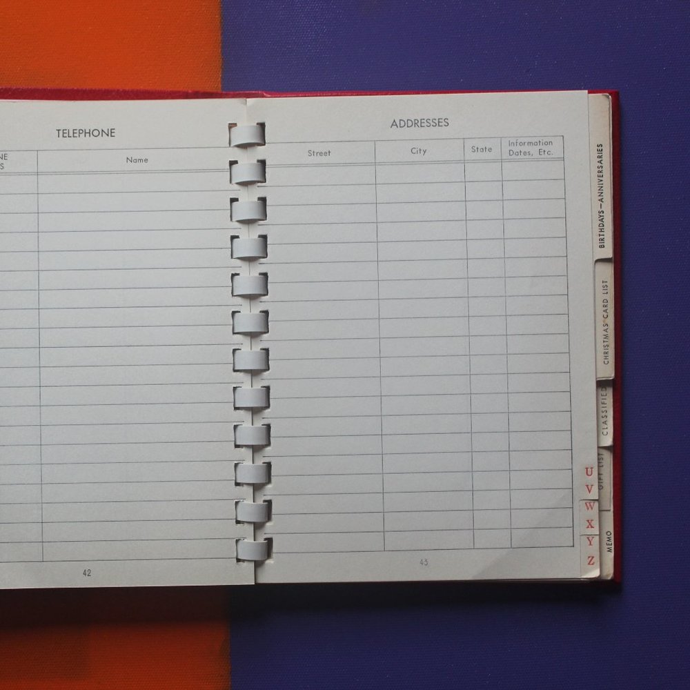 Retro Address Book - Picture 4 of 5